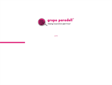 Tablet Screenshot of grupoparadell.com